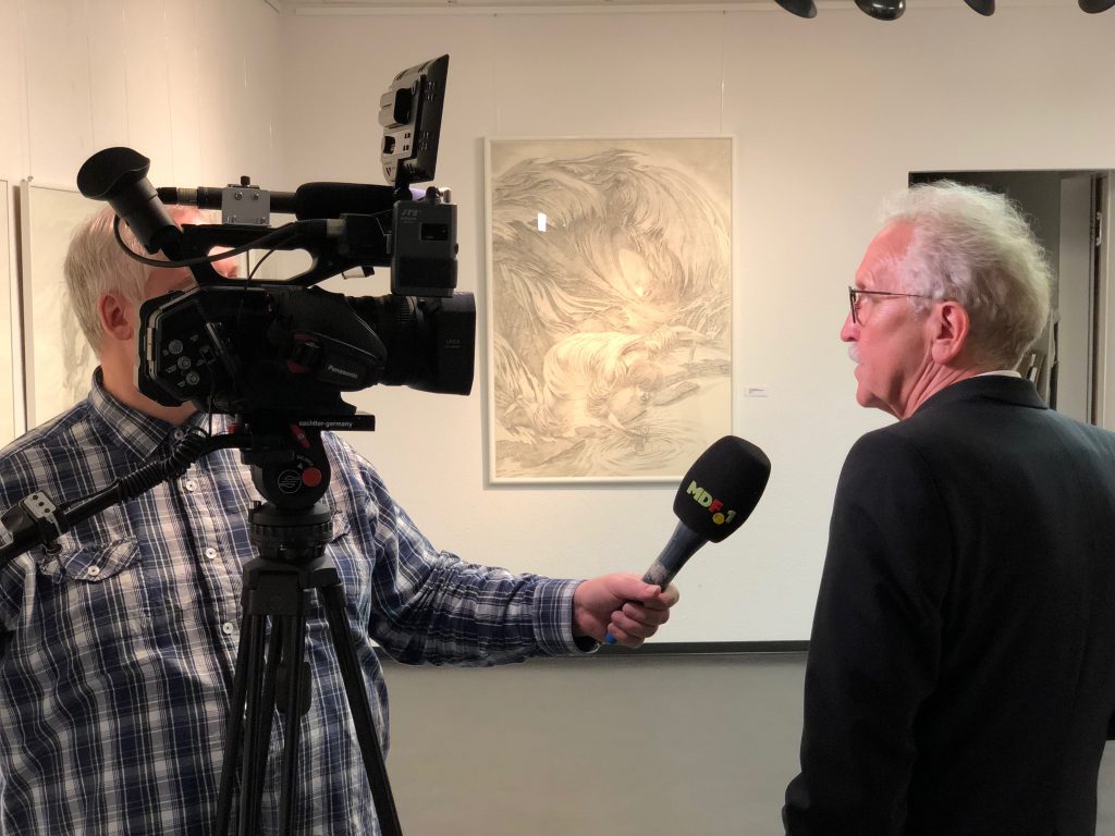 Magdeburg Neue Ausstellung „Sagen mit Bildern“ Rudolf Pötzsch